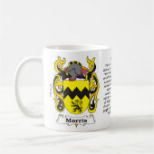 Morris Familien-Wappen Tasse (Links)