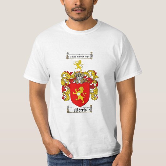 Morris Familienwappen - Morris Wappen T-Shirt (Vorderseite)