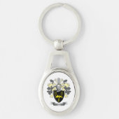 Morris Familienwappen-Wappen Schlüsselanhänger (Vorderseite)