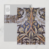 Morris-Fliesen von De Morgan Postkarte (Vorne/Hinten)
