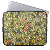 Morris Floral Lily Design Laptopschutzhülle (Vorderseite)