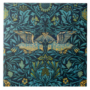 Morris - Flugvögel Floralmuster Splicing Fliese