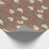 Morris Garden Floral Pattern Geschenkpapier (Ecke)