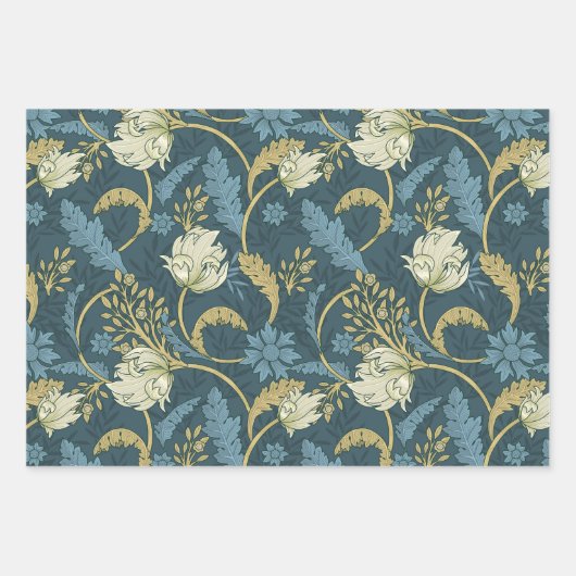 Morris Garden Floral Pattern Geschenkpapier Set (Vorderseite)
