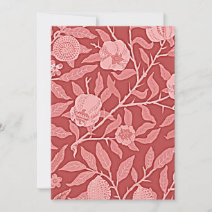 Morris - Granatapfel, rot, Vintag Karte