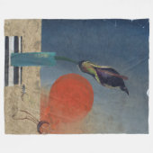 Morris Graves’ Schwarzer Lilie des Nils Fleecedecke (Vorderseite (Horizontal))