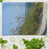 Morris-Insel-Leuchtturm-Gehweg Küchentuch (Gefaltet)