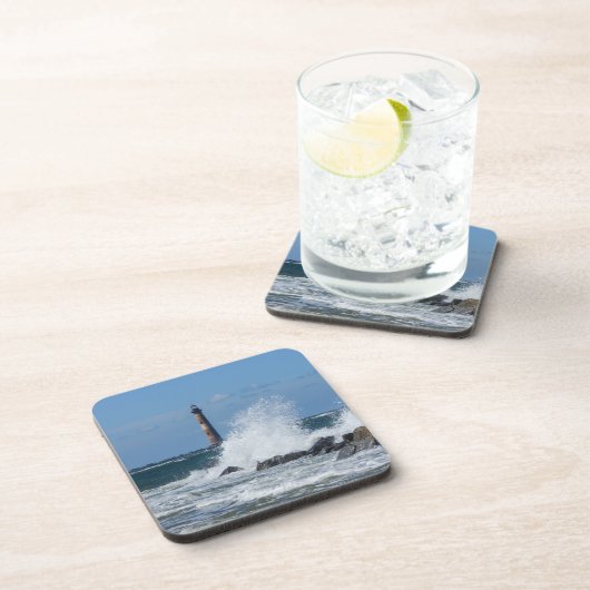 Morris-Insel-Leuchtturm-Spritzen Untersetzer (Rechte Seite)