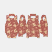 Morris Inspiriert Lily Blume Botanical Red Textile Geschenkschachtel (Ungefaltet)