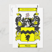 Morris (Irisch)-Wappen Postkarte (Vorne/Hinten)