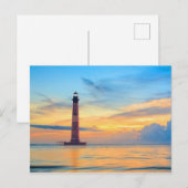 Morris Island Light House Postkarte (Vorne/Hinten)