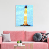 Morris Island Lighthouse Oil on Leinwand (Insitu (Wohnzimmer))