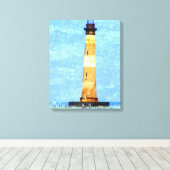 Morris Island Lighthouse Oil on Leinwand (Insitu (Holzboden))