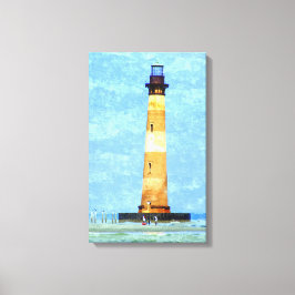 Morris Island Lighthouse Oil on Leinwand