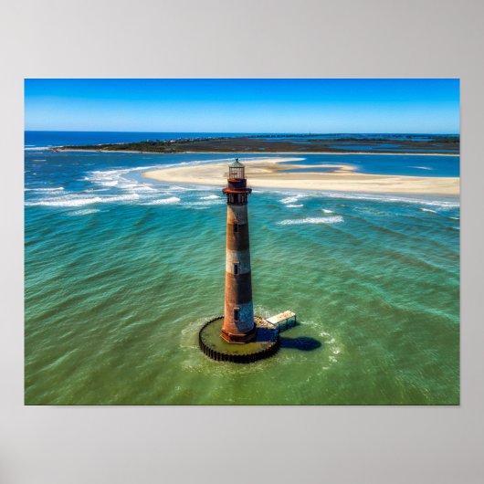 Morris Island Lighthouse (South Carolina) Poster (Vorne)