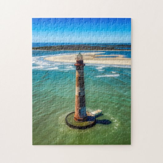 Morris Island Lighthouse (South Carolina) Puzzle (Vertikal)