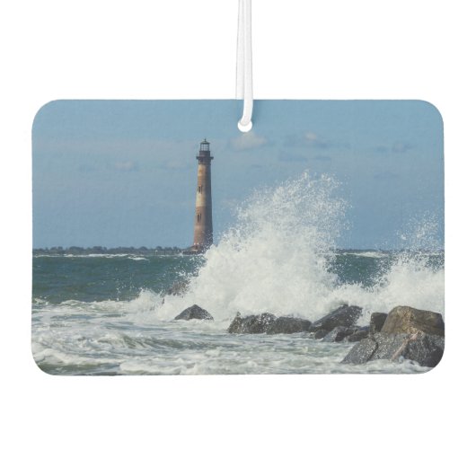 Morris Island Lighthouse Splash Autolufterfrischer (Vorderseite)