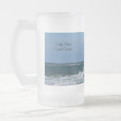 Morris Island Lighthouse Splash Mattierte Tasse (Links)