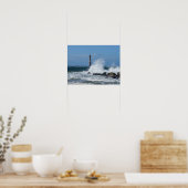 Morris Island Lighthouse Splash Poster (Küche)