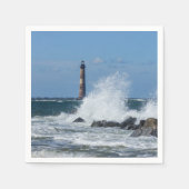 Morris Island Lighthouse Splash Serviette (Vorderseite)