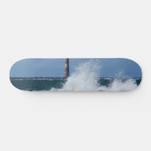 Morris Island Lighthouse Splash Skateboard (Horizontal)