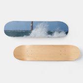 Morris Island Lighthouse Splash Skateboard (Horizontal)