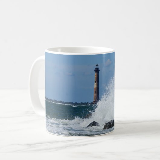 Morris Island Lighthouse Splash Tasse (Vorderseite Links)
