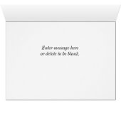 Morris Island Lighthouse Walkway Grußkarte (Innenansicht Horizontal (Unten))