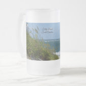 Morris Island Lighthouse Walkway Mattierte Tasse (Vorderseite Links)