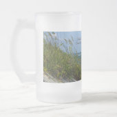 Morris Island Lighthouse Walkway Mattierte Tasse (Links)