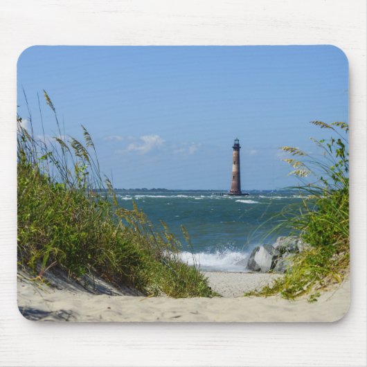 Morris Island Lighthouse Walkway Mousepad (Vorne)