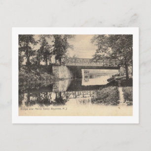 Morris-Kanal, Bayonne, New Jersey Vintage Postkarte