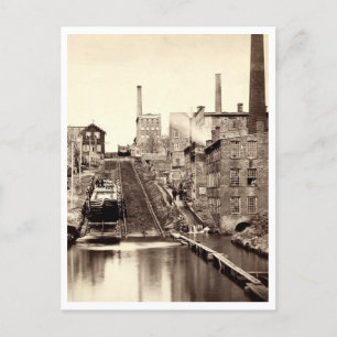 Morris-Kanal, Newark, New Jersey Vintage Postkarte
