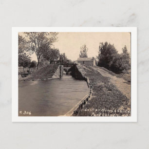 Morris-Kanal, Port Colden, New Jersey Vintage Postkarte
