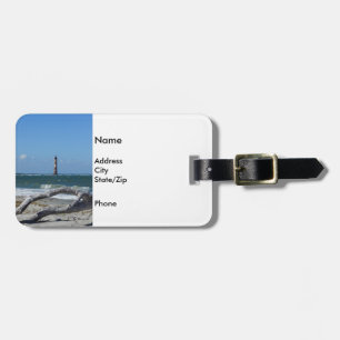 Morris Leuchtturm und Baum bleiben Gepäckanhänger