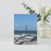 Morris Leuchtturm und Baum bleiben Postkarte (Stehend Vorderseite)
