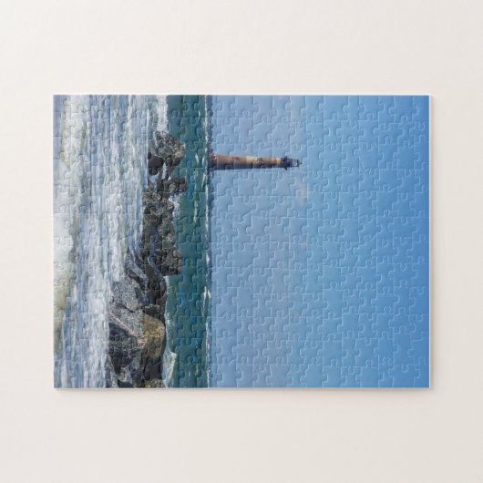 Morris-Leuchtturm-Unsinnigkeits-Strand Puzzle (Horizontal)