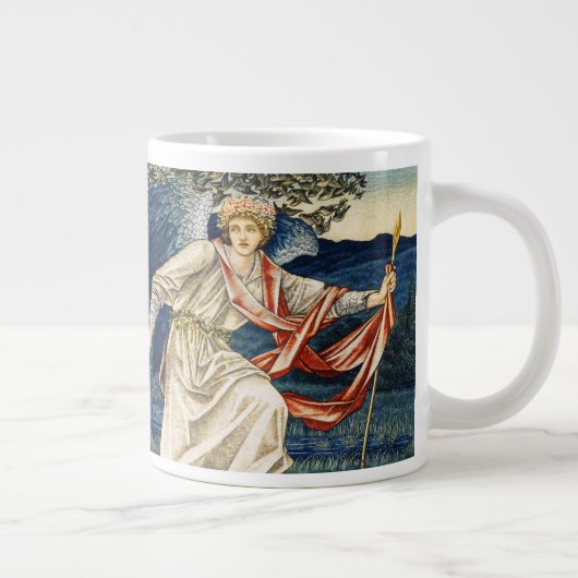 Morris Liebe, die Pilger anführt: Tapestry Design Jumbo-Tasse (Rechts)