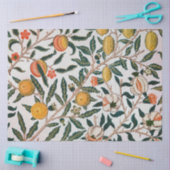 Morris Light Background Antikes Pomegrana Muster Seidenpapier (Basteln)