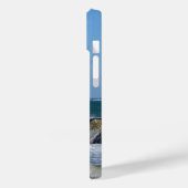 Morris Lighthouse Folly Beach iPhone Case (Rückseite / Links)