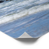 Morris Lighthouse Folly Beach Poster (Ecke)