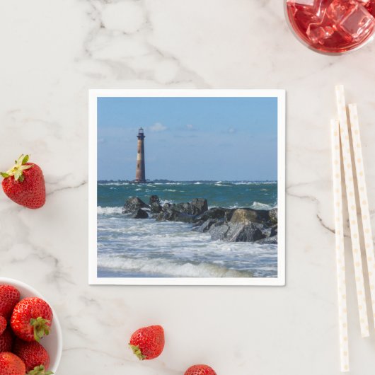 Morris Lighthouse Folly Beach Serviette (Beispiel)