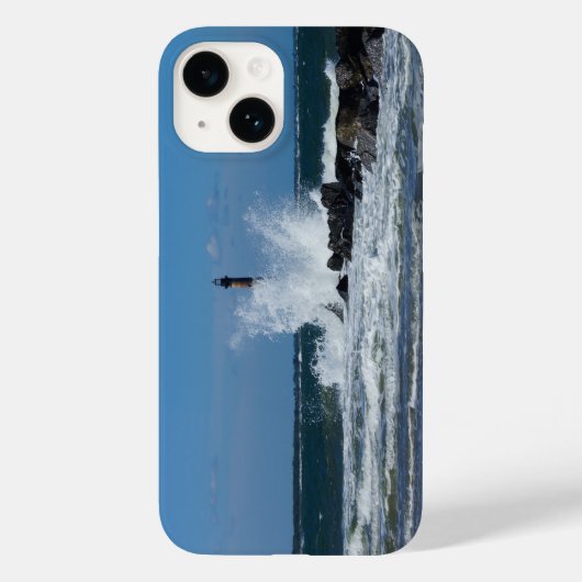 Morris Lighthouse Splash iPhone Case (Rückseite)
