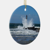 Morris Lighthouse Splash Keramikornament (Rechts)