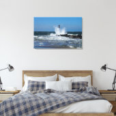 Morris Lighthouse Splash Leinwanddruck (Insitu (Schlafzimmer))
