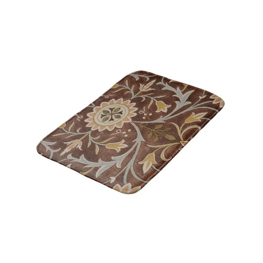 Morris Little Blume Jugendstil Detail Badematte (Schrägansicht)