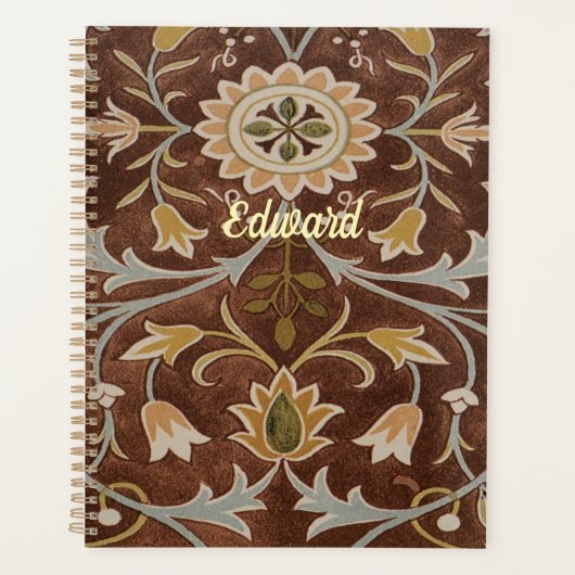 Morris Little Blume Jugendstil Detail Planer (Vorderseite)