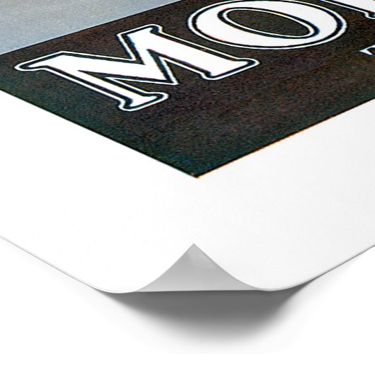 Morris Major "6" Automobile Ad Poster (Ecke)