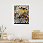 Morris Major "6" Automobile Ad Poster (Küche)