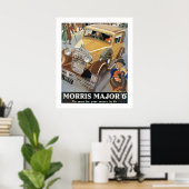 Morris Major "6" Automobile Ad Poster (Heimbüro)
